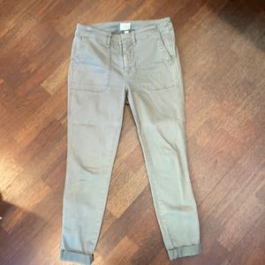 Jcrew Women’s pants. Size 28. Washed olive green